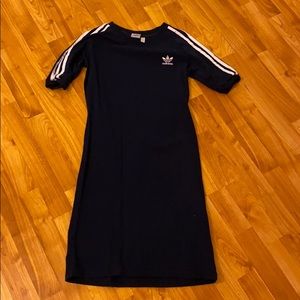 Mini Navy Blue Adidas Dress